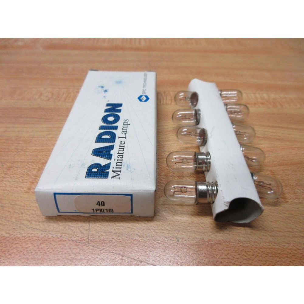 Radion 40 Miniature Lamp Light Bulb (Pack of 10)