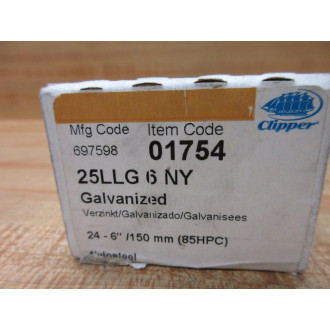 Clipper 25LLG6NY Flexco Carded Hook 01754 (Pack of 24)