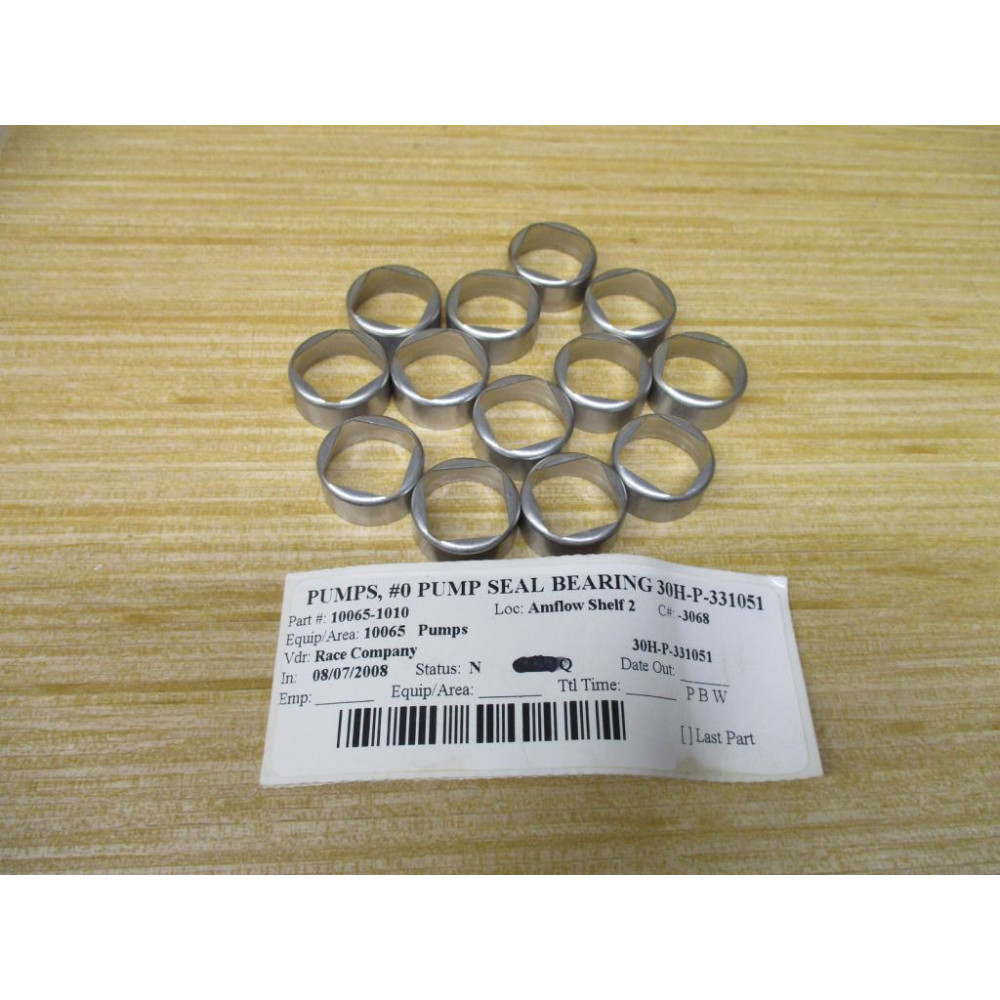 Race 10065-1010 Pump Seal Bearing 30H-P-331051 (Pack of 13) - New No Box
