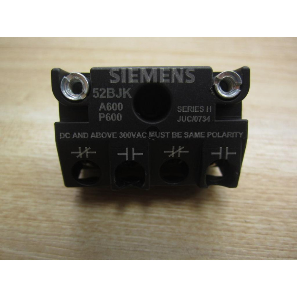 Siemens 52BJK Contact Block - New No Box