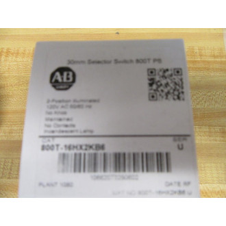 Allen Bradley 800T-16HG2KB6AX Selector Switch