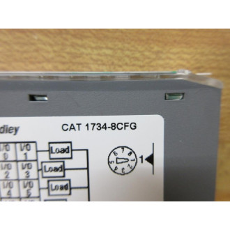 Allen Bradley 1734-8CFG Module Rack 17348CFG - Used