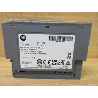 Allen Bradley 1734-8CFG Module Rack 17348CFG - Used