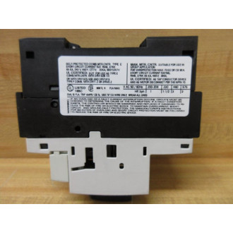 Siemens 3RV1021-1EA15 Circuit Breaker 3RV10211EA15 W 3RV1901-1E - Used