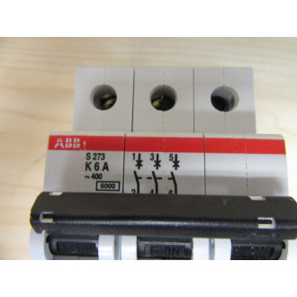 ABB S273-K6A 6A Circuit Breaker S273-K6 - New No Box