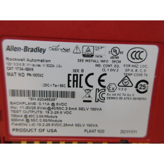 Allen Bradley 1734-IB8S Input Module 1734IB8S - Used