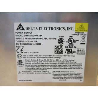 Delta Electronics DRP024V240W3BA Power Supply - Used