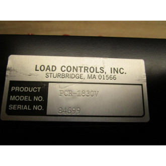 Load Controls PCR-1830V Motor Load Control - Used