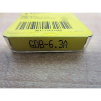 Buss GDB-6.3A Bussmann Fuse Cross Ref 1CC76 (Pack of 5)