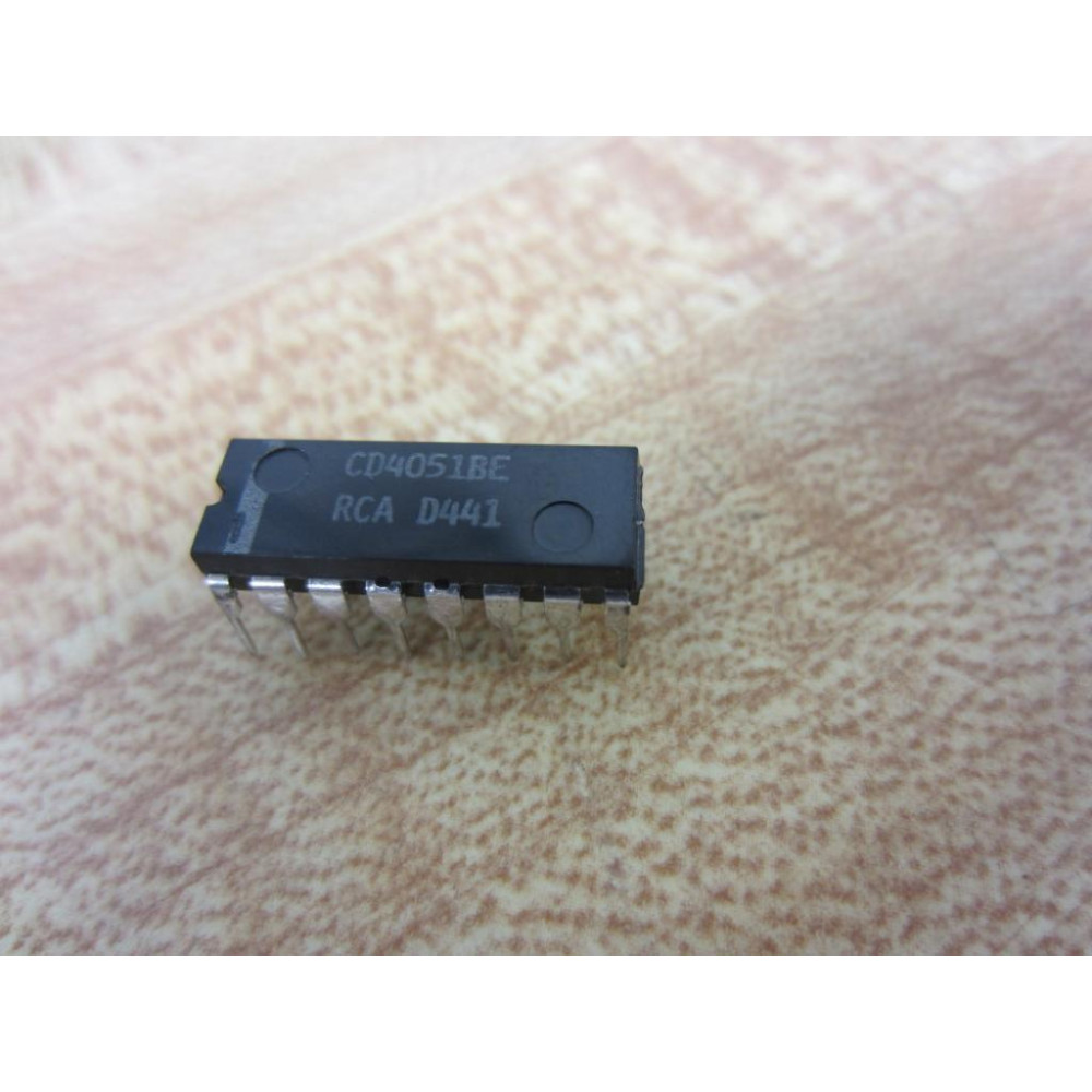 RCA CD4051BE Integrated Circuit (Pack of 4)