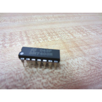 National Semiconductor DM7403N Integrated Circuit (Pack of 3)