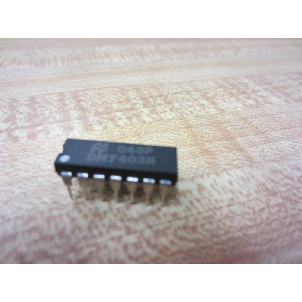 National Semiconductor DM7403N Integrated Circuit (Pack of 3)