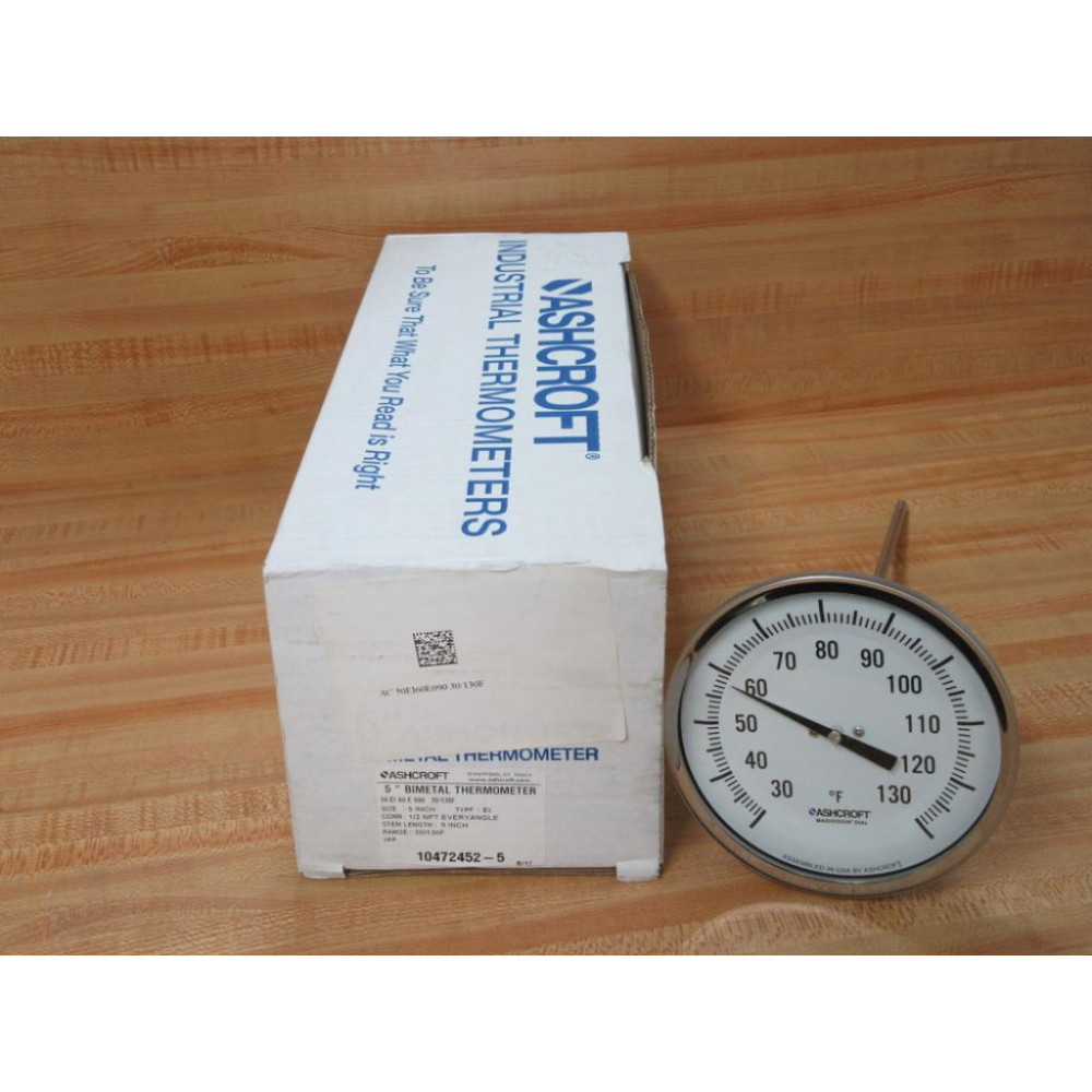Ashcroft 50 EI 60 E 090 30130F Thermometer 50 EI60E09030130F