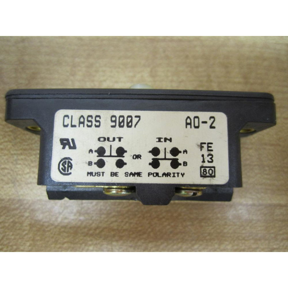 Square D 9007-AO2 Limit Switch 9007-A02 9007-AO-2 White Button - New No Box