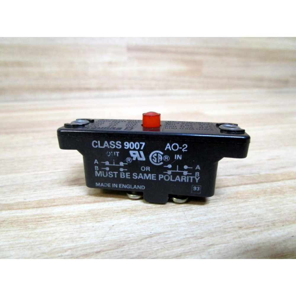 Square D 9007-AO2 Limit Switch 9007-A02 9007-AO-2 Red Button - Used