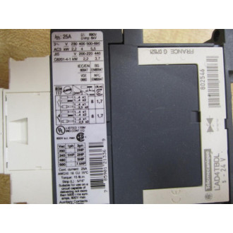 Telemecanique LC1-D09BD Schneider Contactor W LAD4TBDL