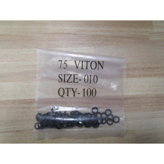 Viton 75 010 O-Ring (Pack of 100)