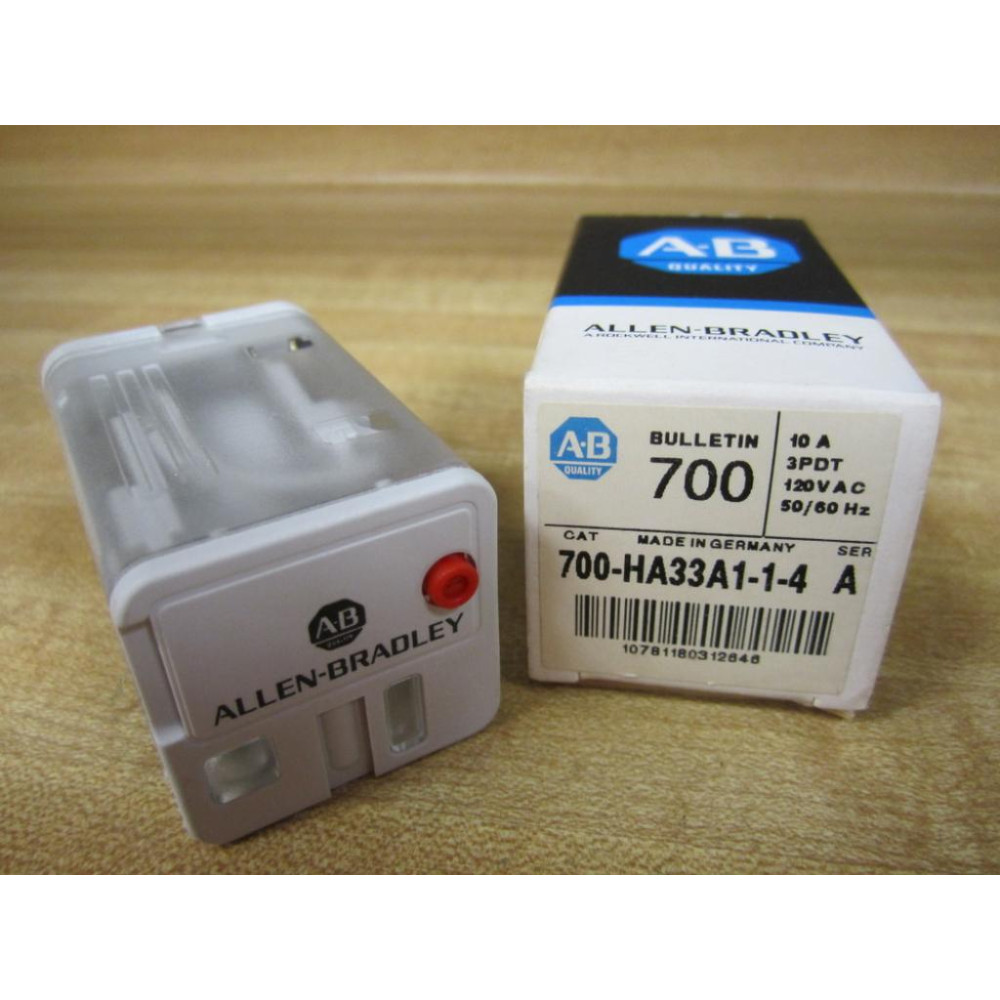Allen Bradley 700-HA33A1-1-4-120V AC Relay 700-HA33A1-1-4-120VAC Series A