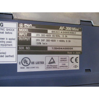 General Electric 6KXC143005X9A1 GE Fuji Electric AF-300 Mini Drive - Used