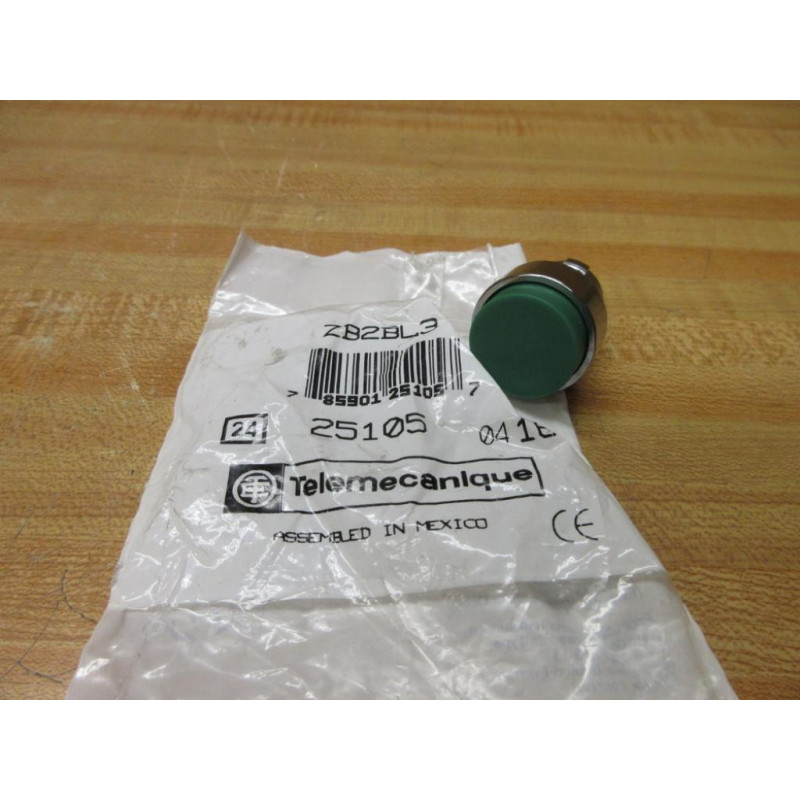Schneider Telemecanique ZB2BL3 Green Button