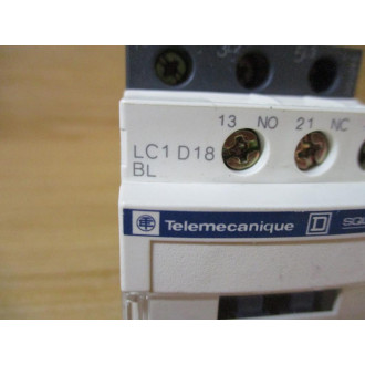 Telemecanique LC1D18BL Schneider Contactor - New No Box