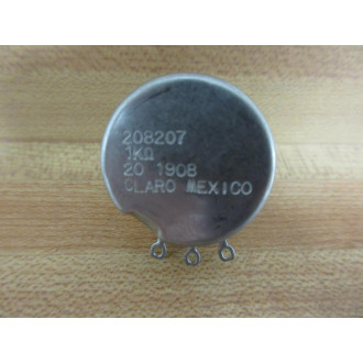 Clarostat 208207 Potentiometer - New No Box