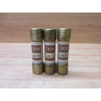 Buss KAB-20 Bussmann Fuse KAB20 (Pack of 3) - New No Box