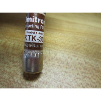 Buss KTK-30 Bussmann Fuse Cross Ref 4XC46 (Pack of 10)