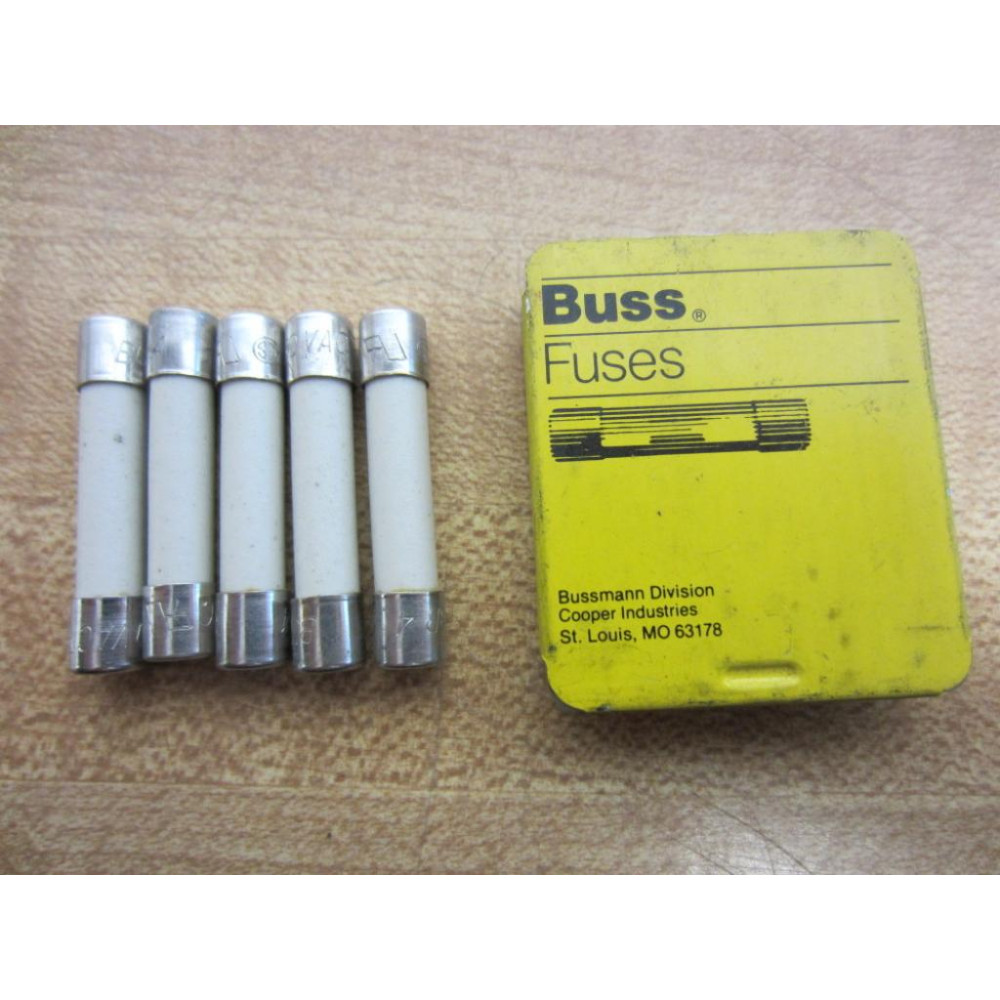 Buss GBB-4 Bussmann Fuse GBB4 White (Pack of 5)