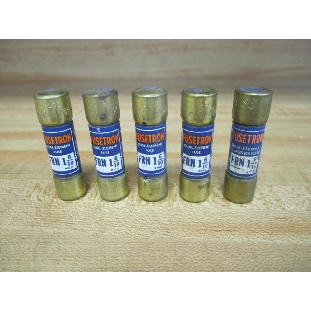 Bussmann FRN1 610 Cooper Fuse Fusetron (Pack of 5) - New No Box
