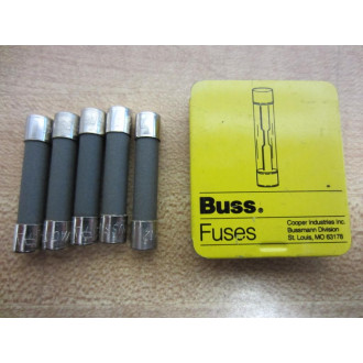 Buss GBB-12 Bussmann Fuse Cross Ref 1CC12 Gray (Pack of 5)