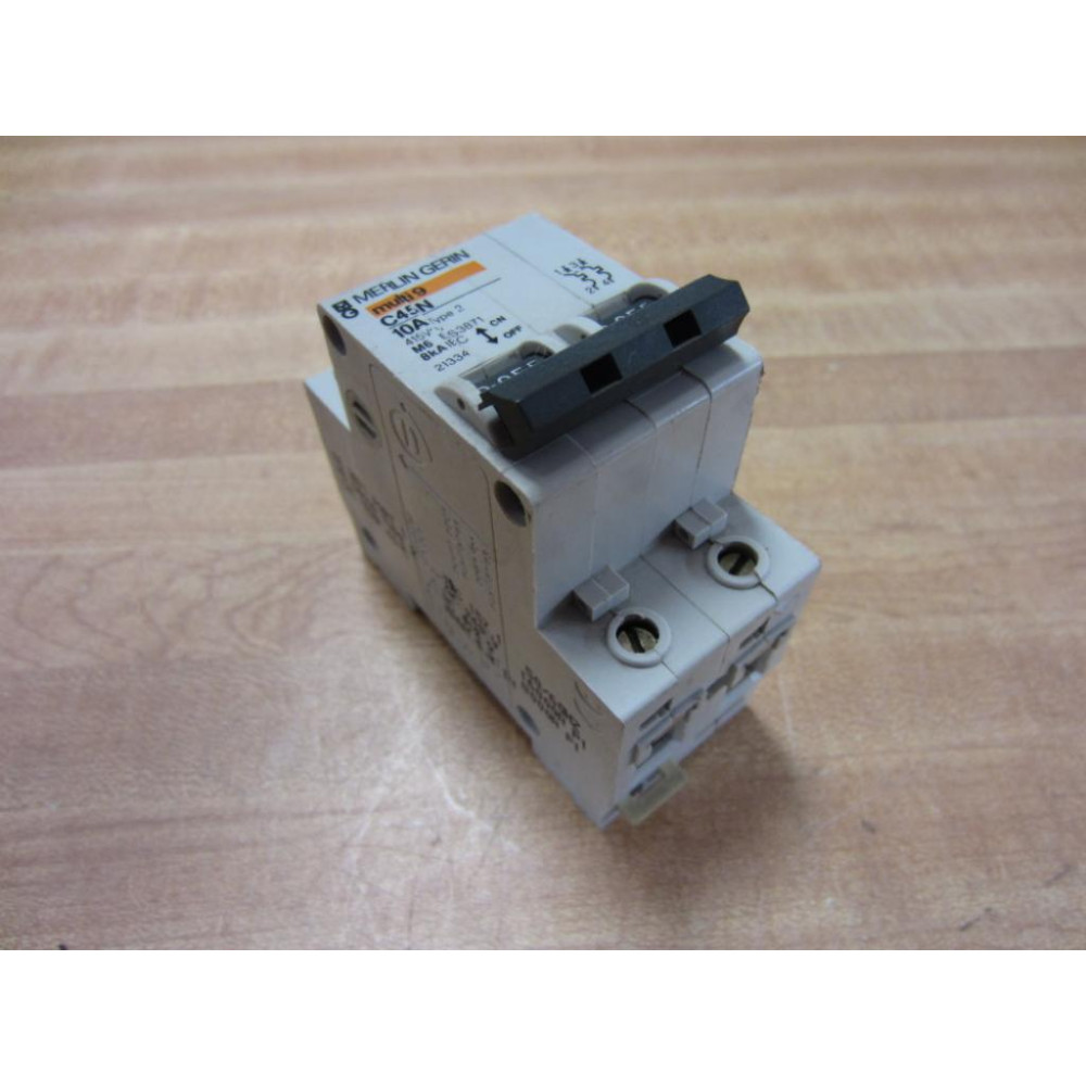 Merlin Gerin 21334 Square D Breaker 10A MG21334 Schneider - Used