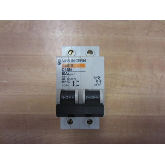 Merlin Gerin 21334 Square D Breaker 10A MG21334 Schneider - Used