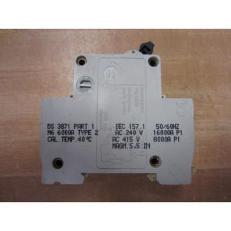 Merlin Gerin 21334 Square D Breaker 10A MG21334 Schneider - Used