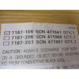 ADT 7187-106 Tyco Circuit Board 7187106 - New No Box