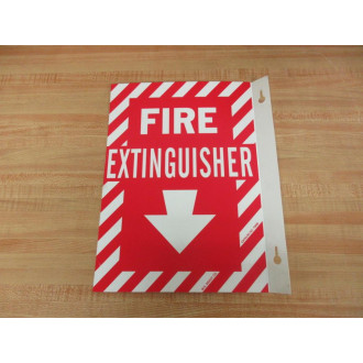 Brady 70998 Fire Extinguisher Sign - New No Box