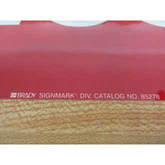 Brady 85278 Fire Hose Sign (Pack of 5) - New No Box