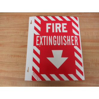 Brady 96908 Fire Extinguisher Sign - New No Box