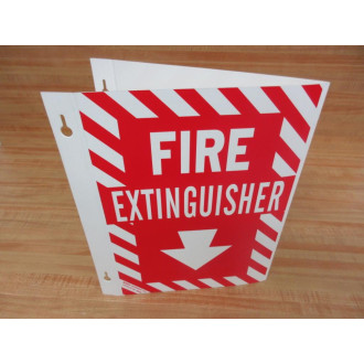 Brady 96908 Fire Extinguisher Sign - New No Box