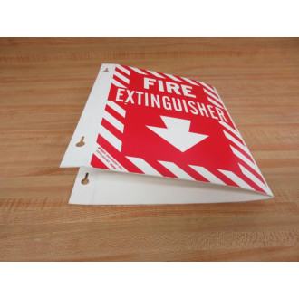 Brady 96908 Fire Extinguisher Sign - New No Box