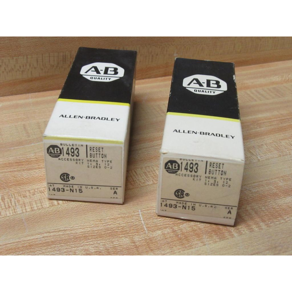 Allen Bradley 1493-N15 Reset Button 1493N15 (Pack of 2)