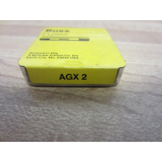 Buss AGX-2 Bussmann Fuse Cross Ref 6F057 Jagged Wire Element (Pack of 10)