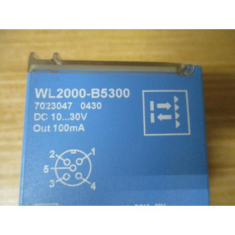 Sick WL2000-B5300 Photoelectric Sensor WL2000B5300 WO Nut - Used