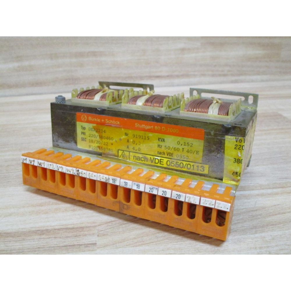 Burkle & Schock 80D-7000 919115 Transformer - New No Box