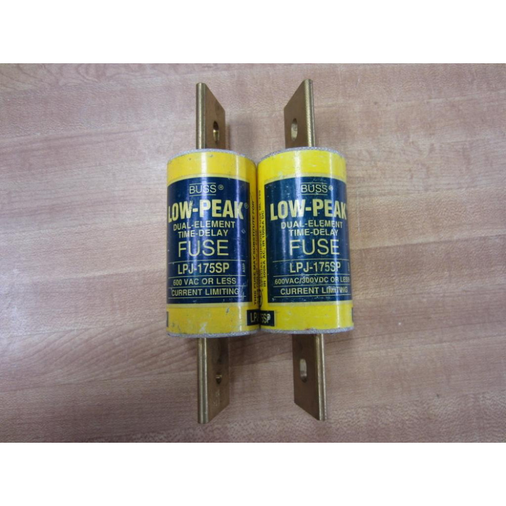 Buss LPJ-175SP Bussmann Fuse Cross Ref 6F372 (Pack of 2) - New No Box