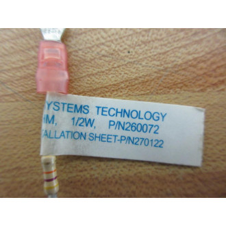 Edwards Systems Technology 260072 Resistor (Pack of 2) - New No Box