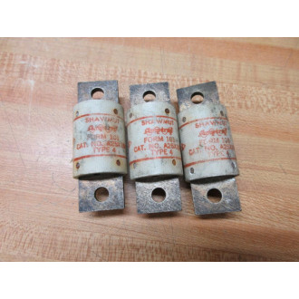 Gould Shawmut Ferraz A25X150 Mersen Amp-Trap Fuse A25X150-4 (Pack of 3) - Used