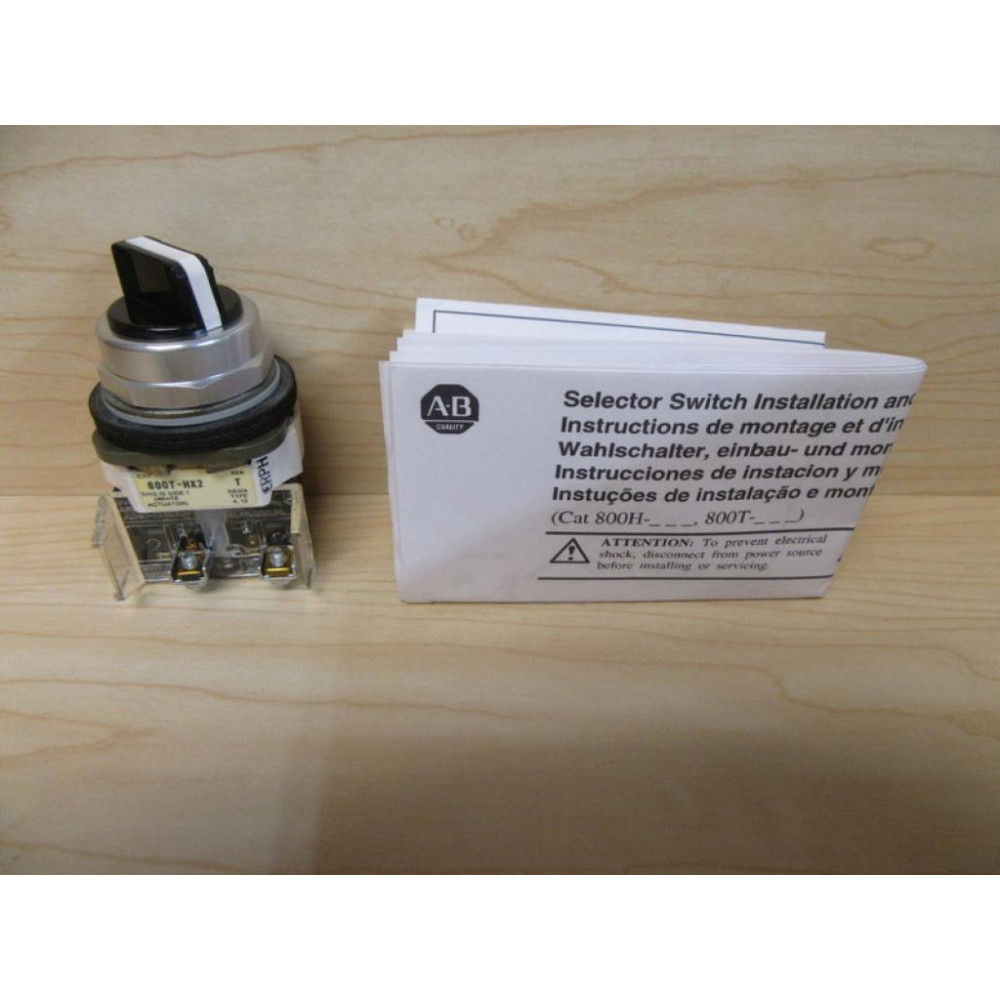 Allen Bradley 800T-HX2 Selector Switch 800THX2 - New No Box
