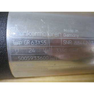 Dunkermotoren GR 63X55 Servo Motor Assembly W E90R24 & PLG52 - Used