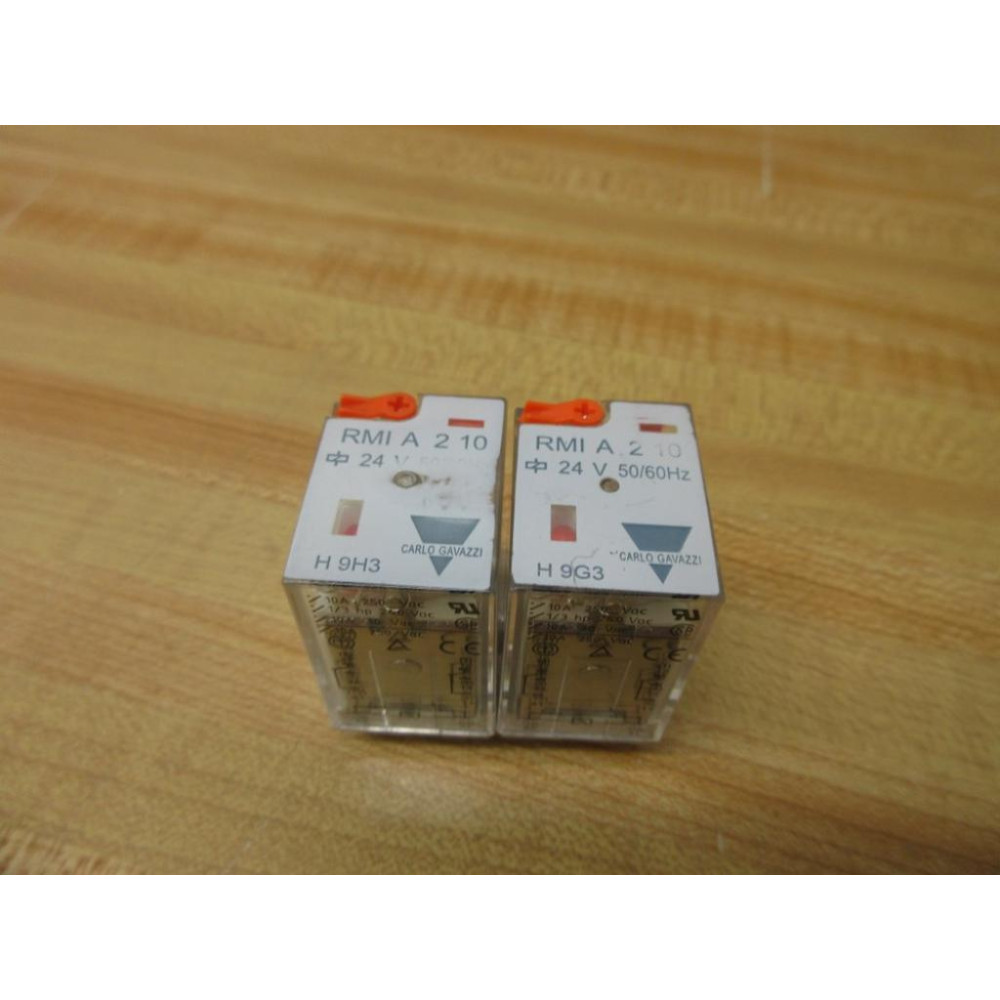 Carlo Gavazzi RMIA210-24V DC Relay RMIA210-24V (Pack of 2) - Used